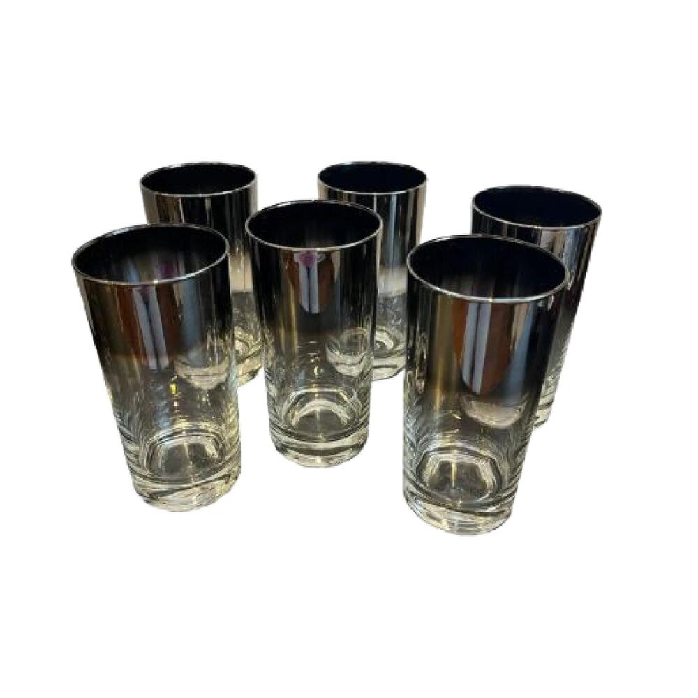 Mercury Fade Dorothy Thorpe Mad Men Highball Tumblers 1960s - Picture 2 of 10